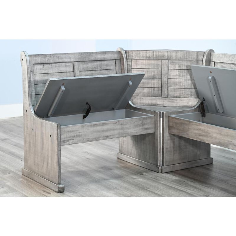 Sunny Designs Wood Breakfast Nook Dining Set