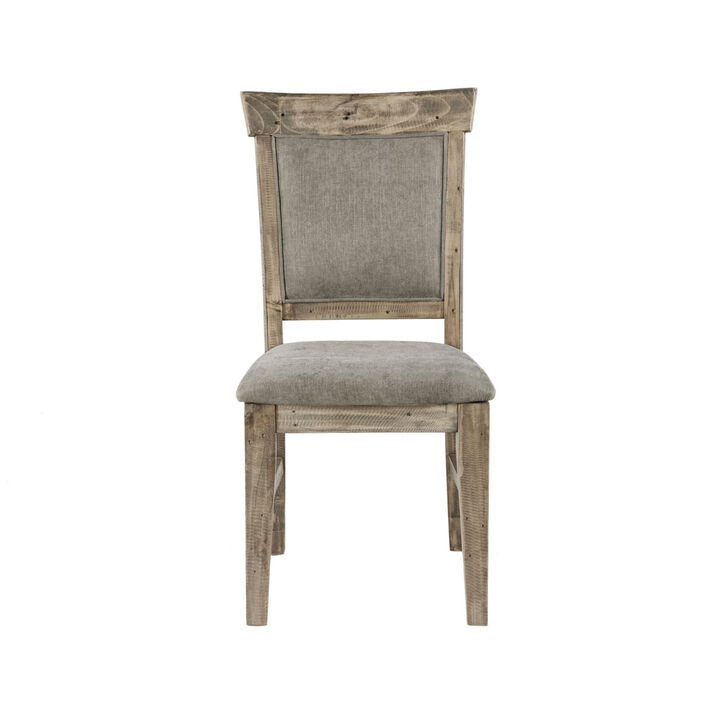 Gracie Mills Harold Contemporary Rustic Dining Chair Set of 2