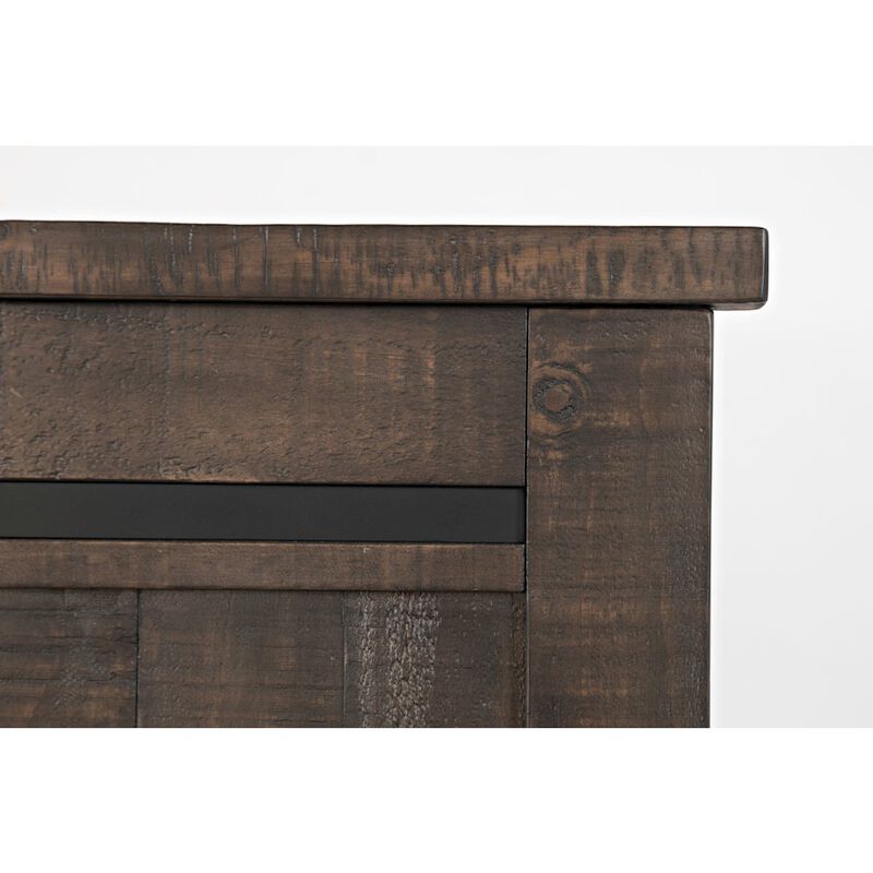 Jofran Madison County Rustic Reclaimed Pine Farmhouse Queen Panel Headboard