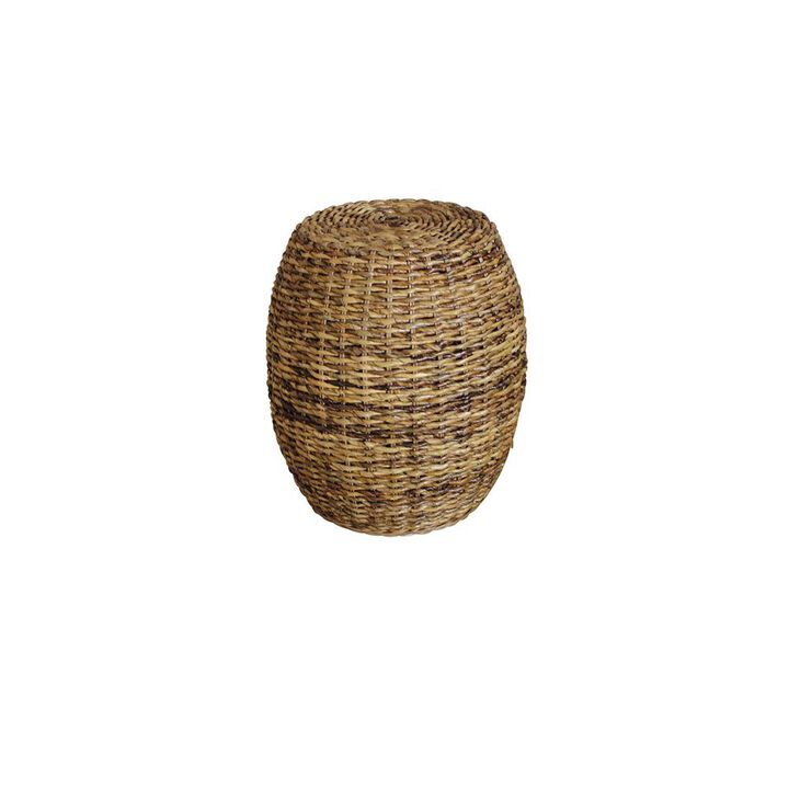 Carolina Living Banana Weave Round Stool - Natural