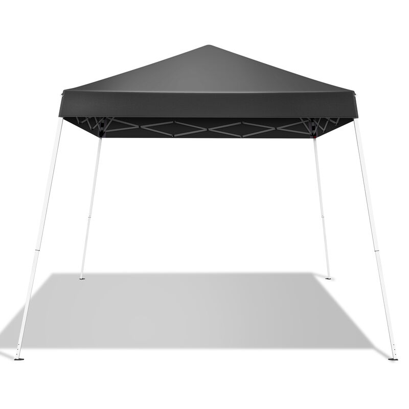 Pop-Up Canopy Tent with Slant Legs, Portable Outdoor Gazebo with Carry Bag