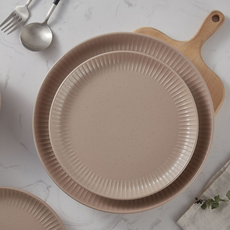 Stone Lain Logan Stoneware 24 Piece Dinnerware Set