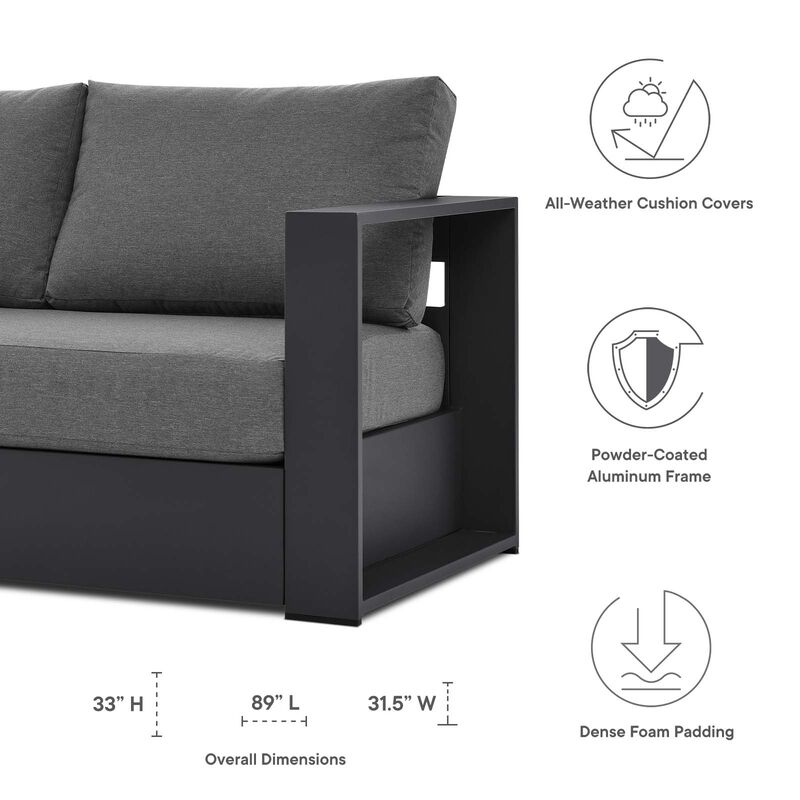 Modway - Tahoe Outdoor Patio Powder-Coated Aluminum Sofa