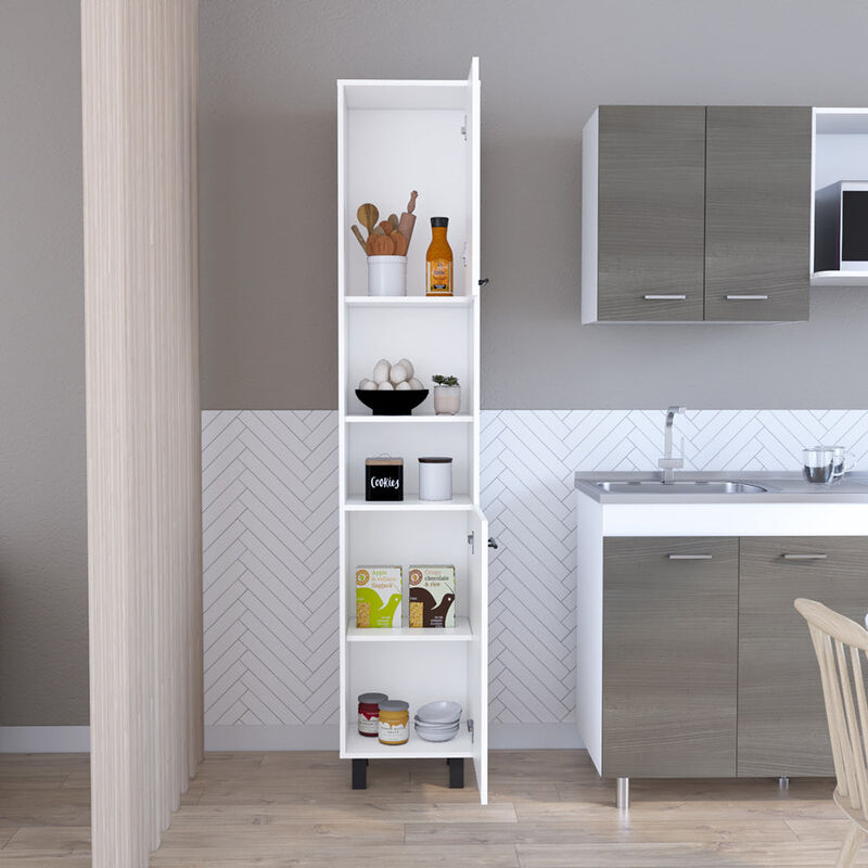 Pantry Cabinet Almada, Kitchen, White