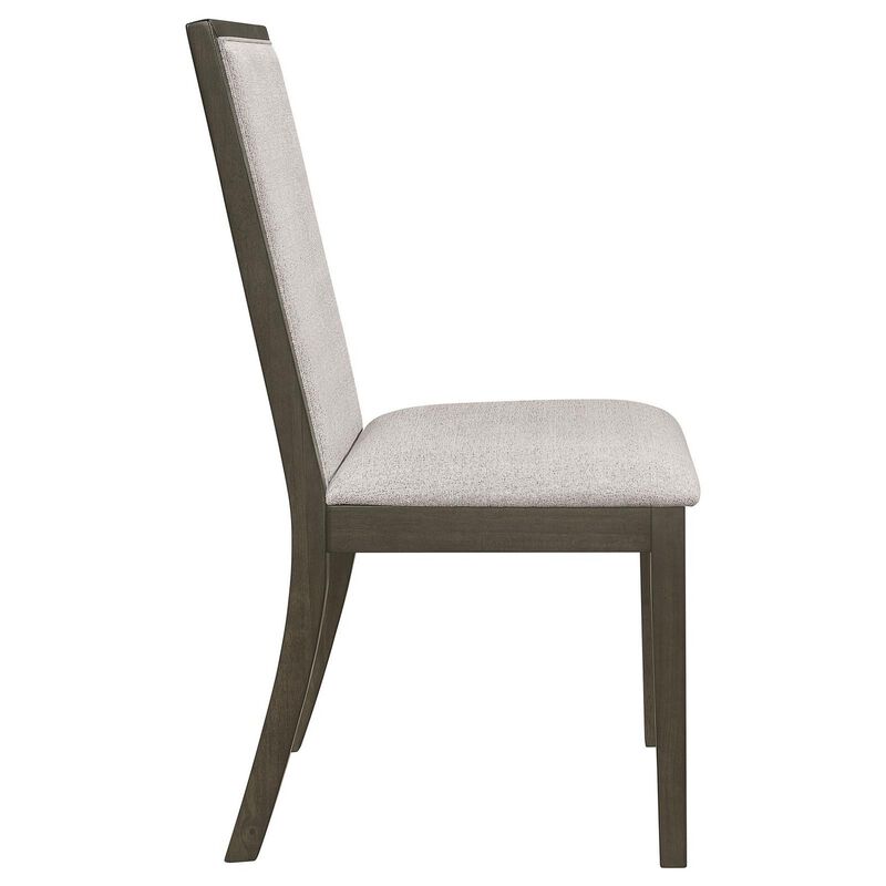 Cora 24 Inch Dining Chair, Set of 2, Parson Style, Hardwood, Tall Back - Benzara