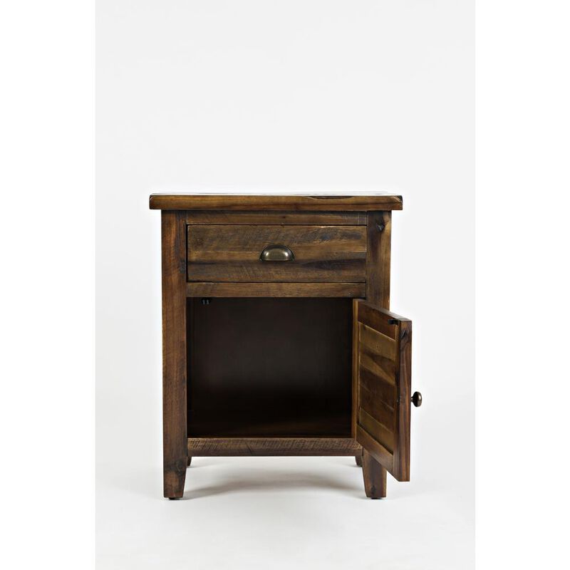 Jofran Rustic Farmhouse Distressed Acacia Accent Table
