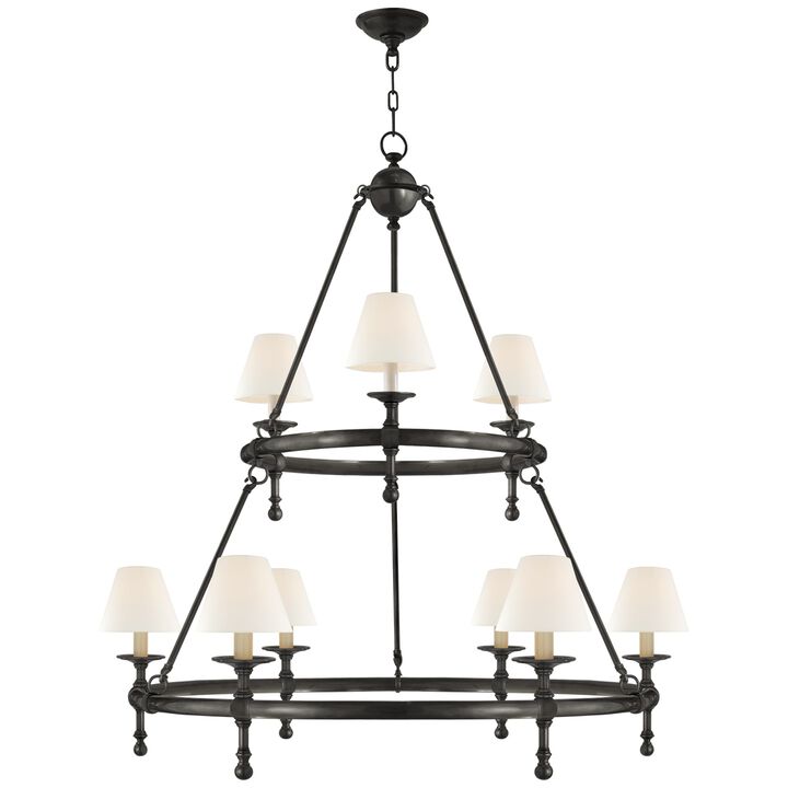 Classic 2-Tier Ring Chandelier