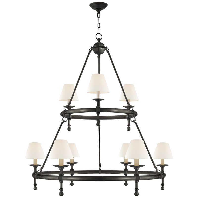 Classic 2-Tier Ring Chandelier