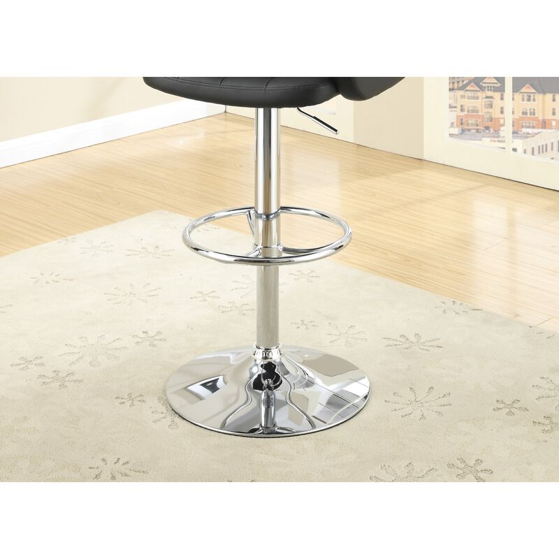 Adjustable Faux Leather Barstool Chair