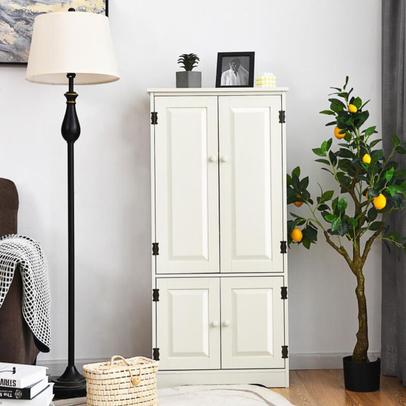 Hivvago Accent Storage Cabinet Adjustable Shelves