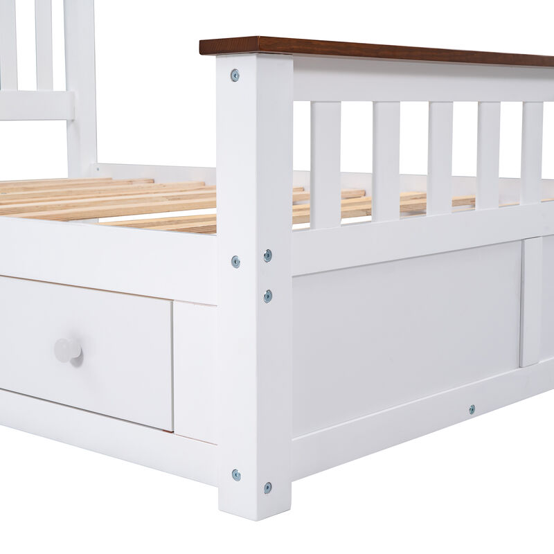Merax Platform Bed with 2 Drawers