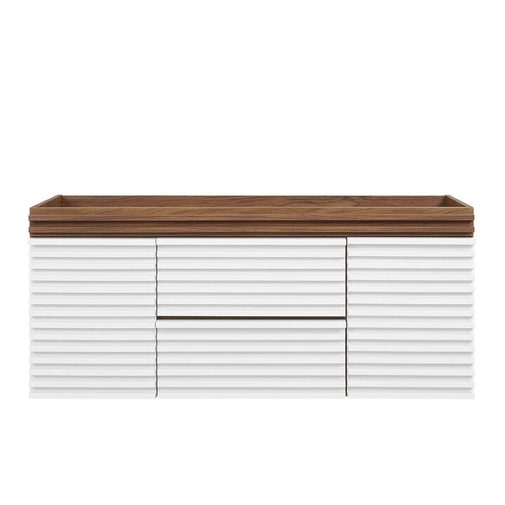 Render 48" Wall-Mount Bathroom Vanity Cabinet