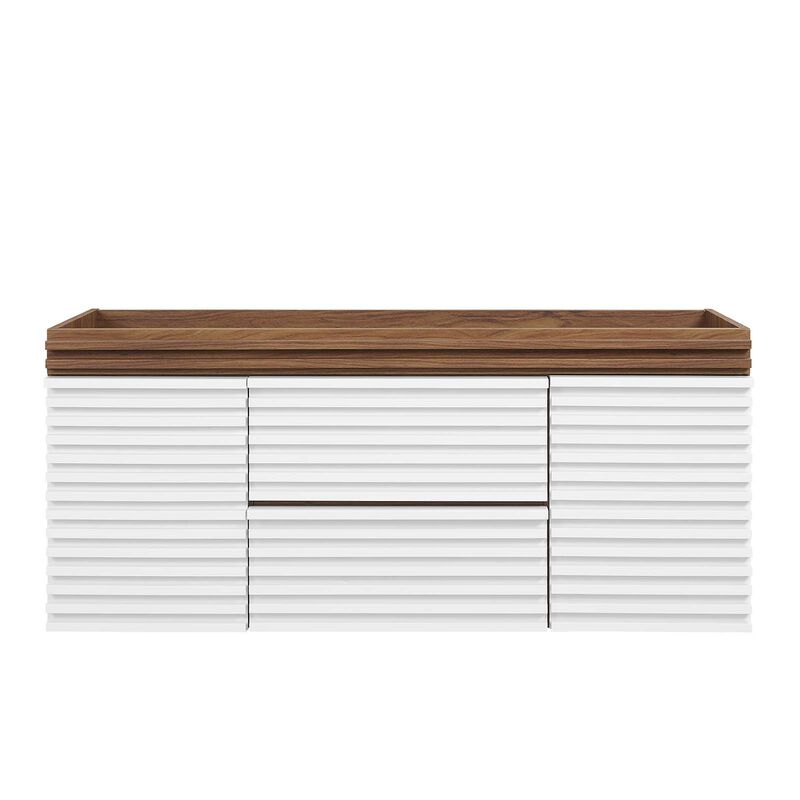 Render 48" Wall-Mount Bathroom Vanity Cabinet