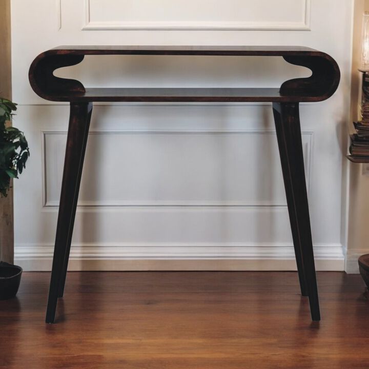 Artisan Furniture Solid Wood California Walnut Amaya Console Table