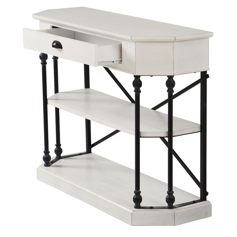 Clipped Corner Console Table