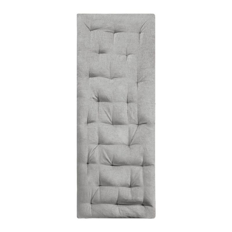 Belen Kox Luxe Grey Chenille Lounge Floor Pillow, Belen Kox