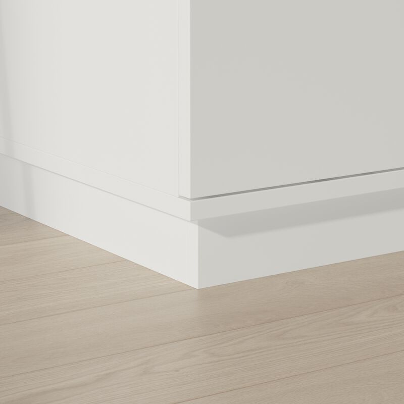FUFU&GAGA White and Marble Pattern Storage Cabinet with Drawers and Shelves, P2 PB & Melamine Construction (63" W x 23.6" H x 35.4" D), White