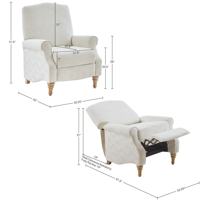 Athena Push Back Recliner