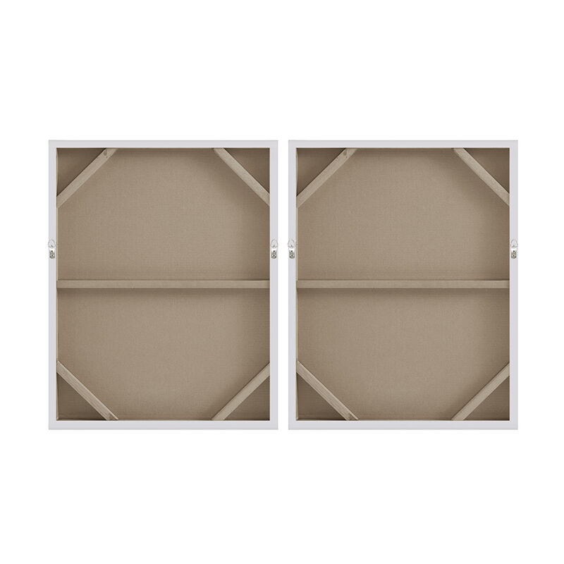 Gracie Mills Adeline Embellished 2-piece Canvas Wall Art Set