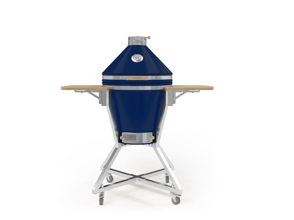 Outdoor Kitchen Platinum Kamado Bundle (Pro 22 in. Cart, 22 in. Kamado Grill)