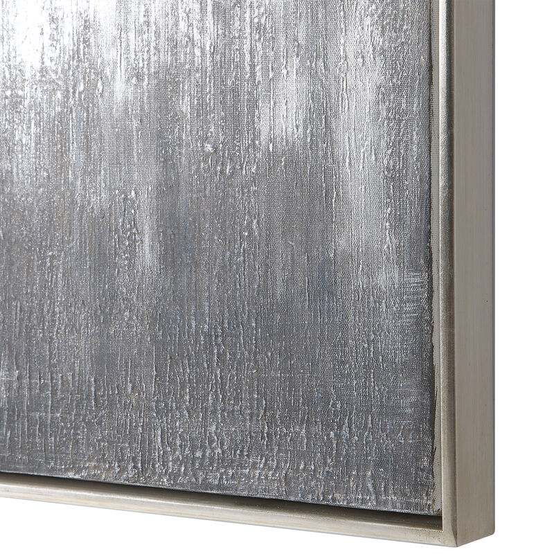 Gray Showers Hand Painted Canvases (Set of 3)
