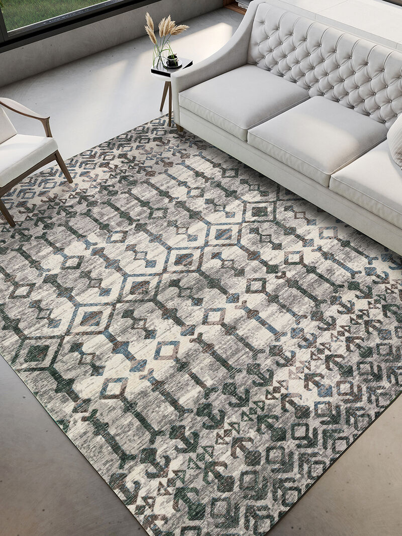 Brisbane BR8 Silver 8' x 10' Rug