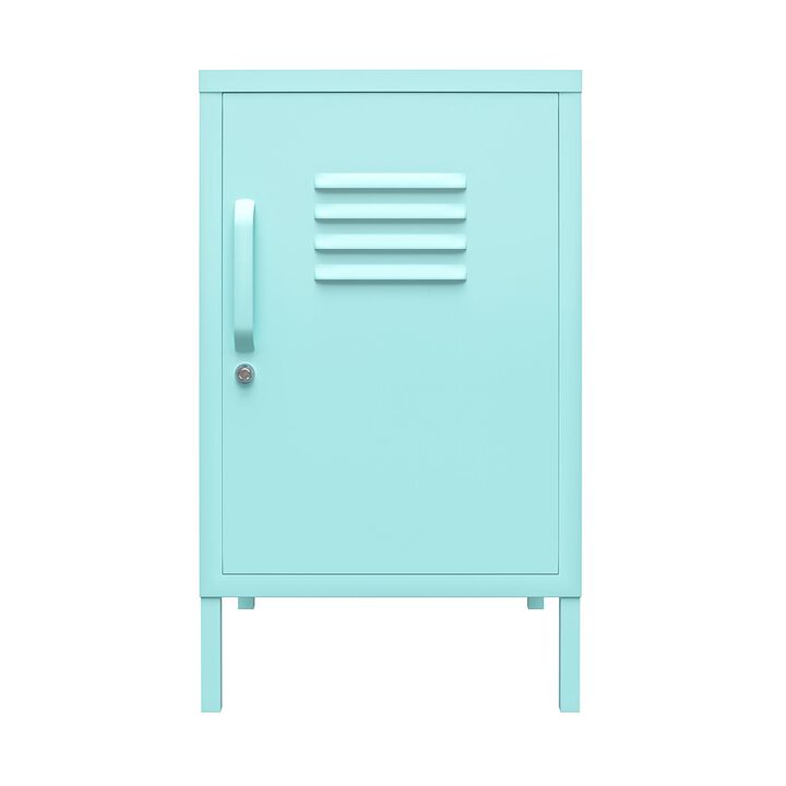 Novogratz Cache Metal Locker Style Livingroom End Table