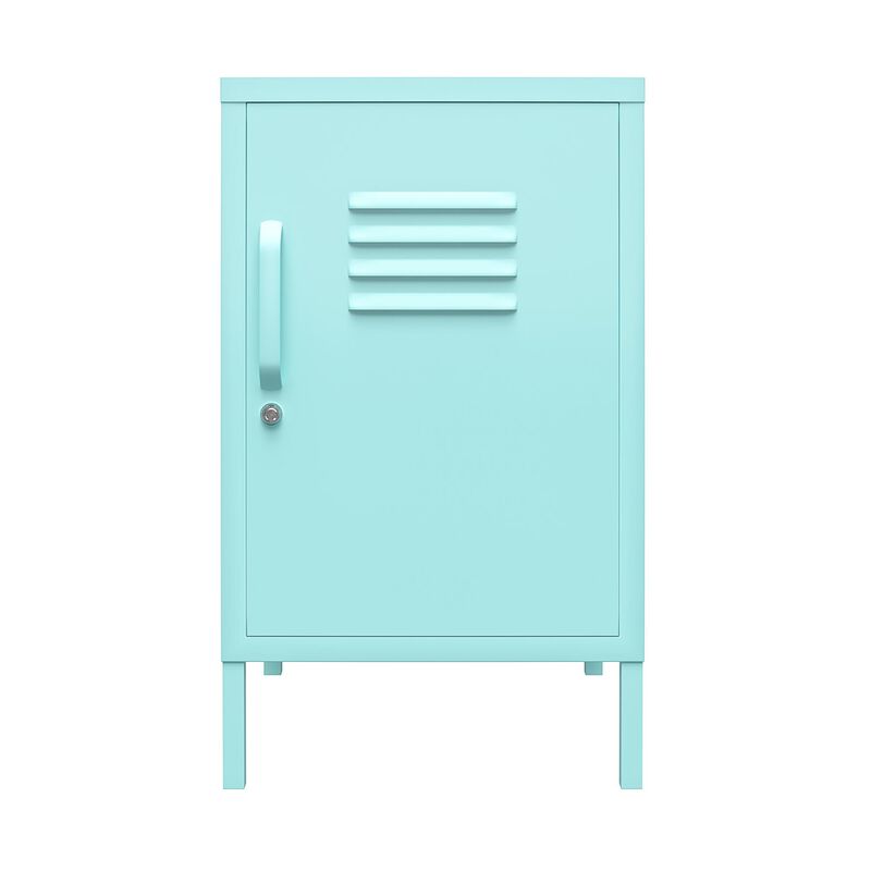 Novogratz Cache Metal Locker Style Livingroom End Table