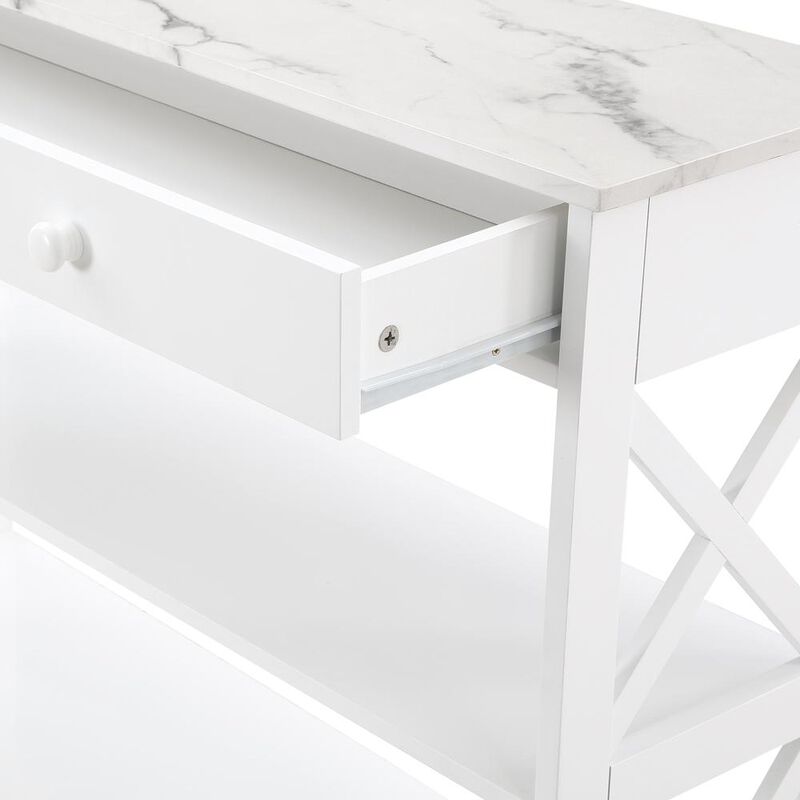 Convience Concept, Inc. Oxford 1 Drawer Console Table with Shelves