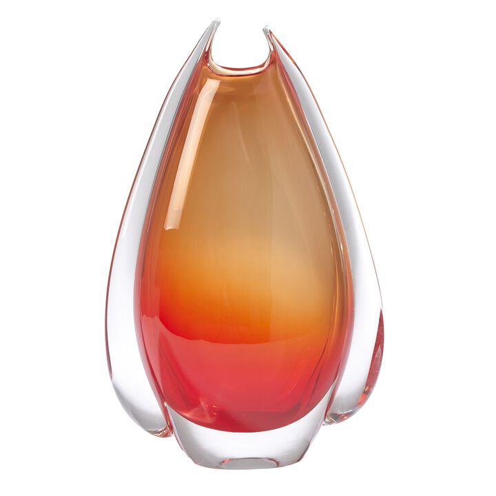 Fin Vase Orange Large