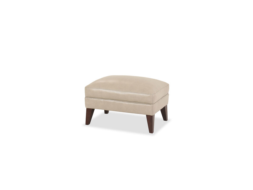 Manhattan Ottoman in Pebble