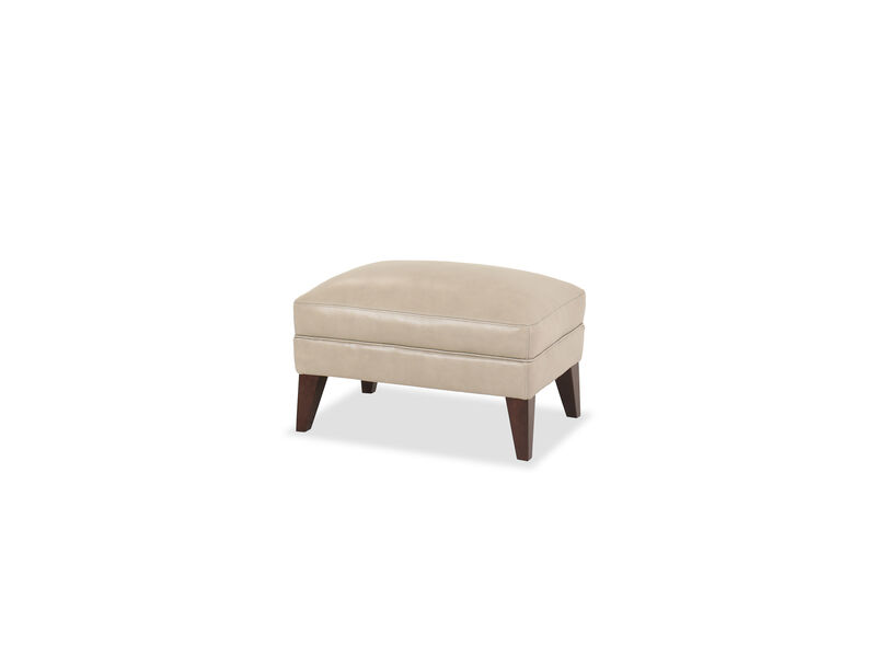 Manhattan Ottoman in Pebble