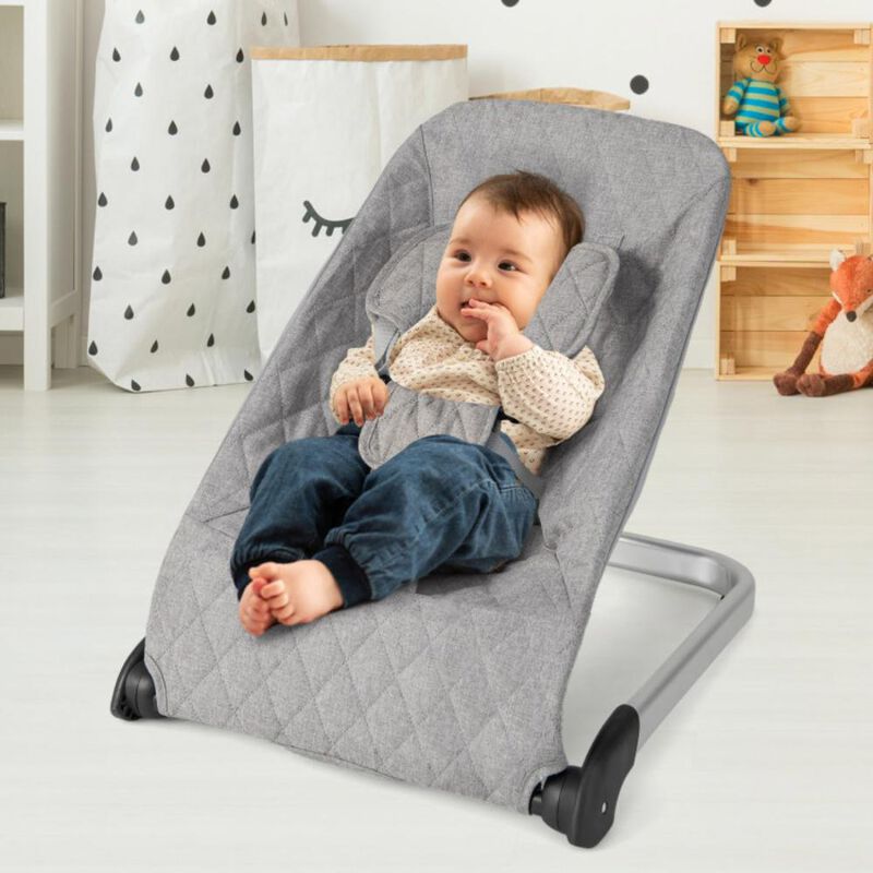 Hivvago Baby Bouncer Seat with Aluminum and Metal Frame