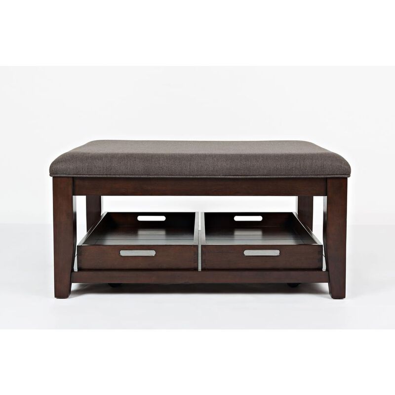 Jofran Contemporary Brown 38 Ottoman Coffee Table
