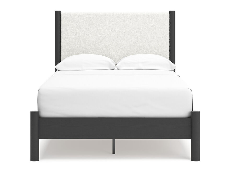 Cadmori Full Upholstered Panel Bed