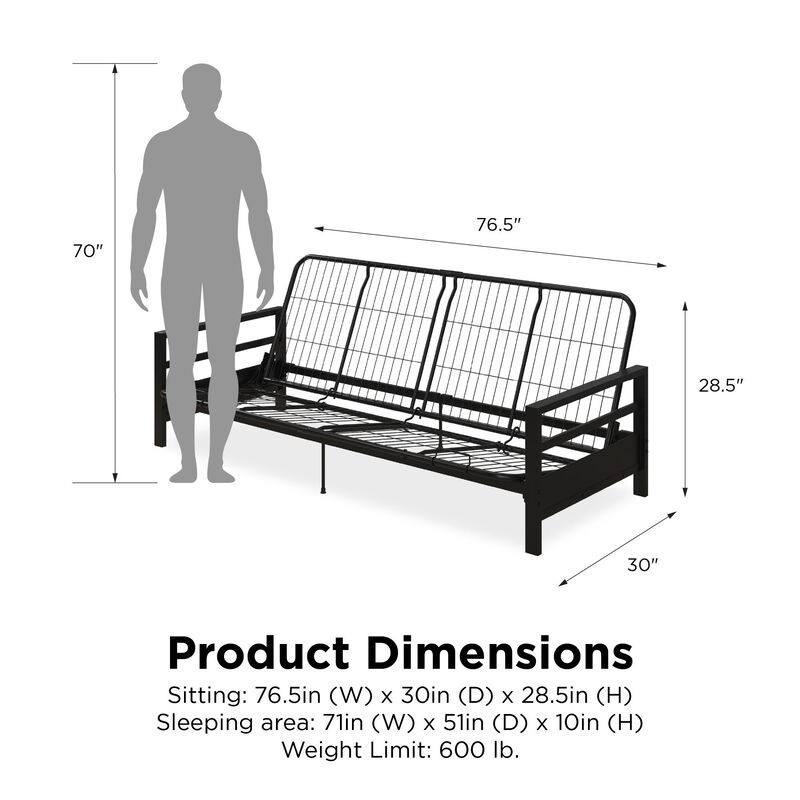 Mason Metal Futon Frame