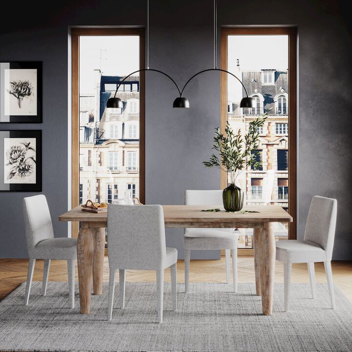 Jofran Mid-Century Modern Contemporary Upholstered Vintage Dining Chair (Set of 2)