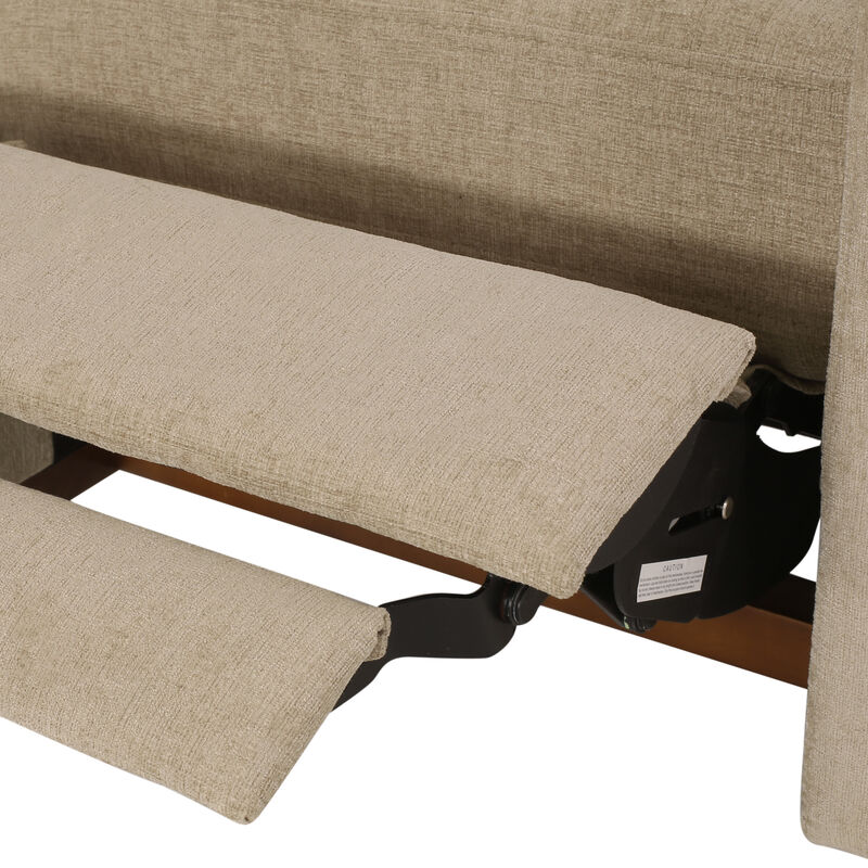 Merax Modern Wood Armchair Push Back Recliner