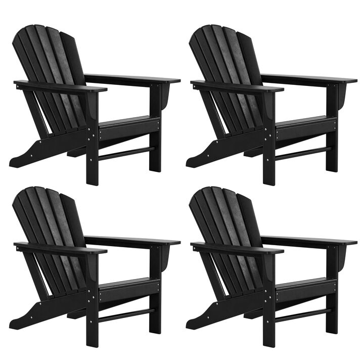 WestinTrends Outdoor Patio Adirondack Chair (Set of 4)