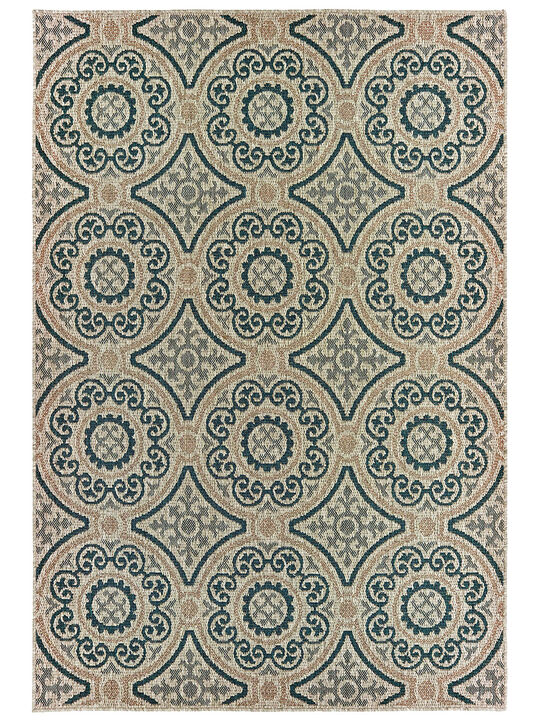 Latitude 7'10" x 10' Grey Rug