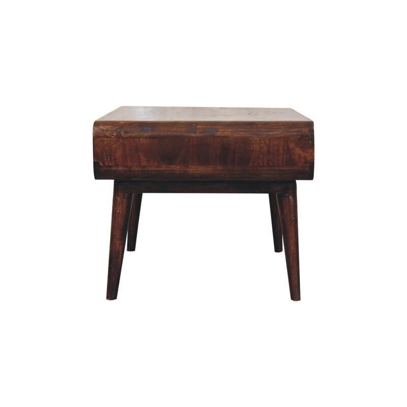 Artisan Furniture Solid Wood Curved California Walnut Coffee Table