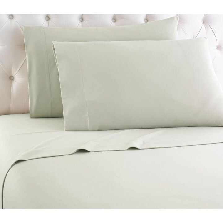 Micro Flannel Solid Color Deep-Pocket Sheet Set