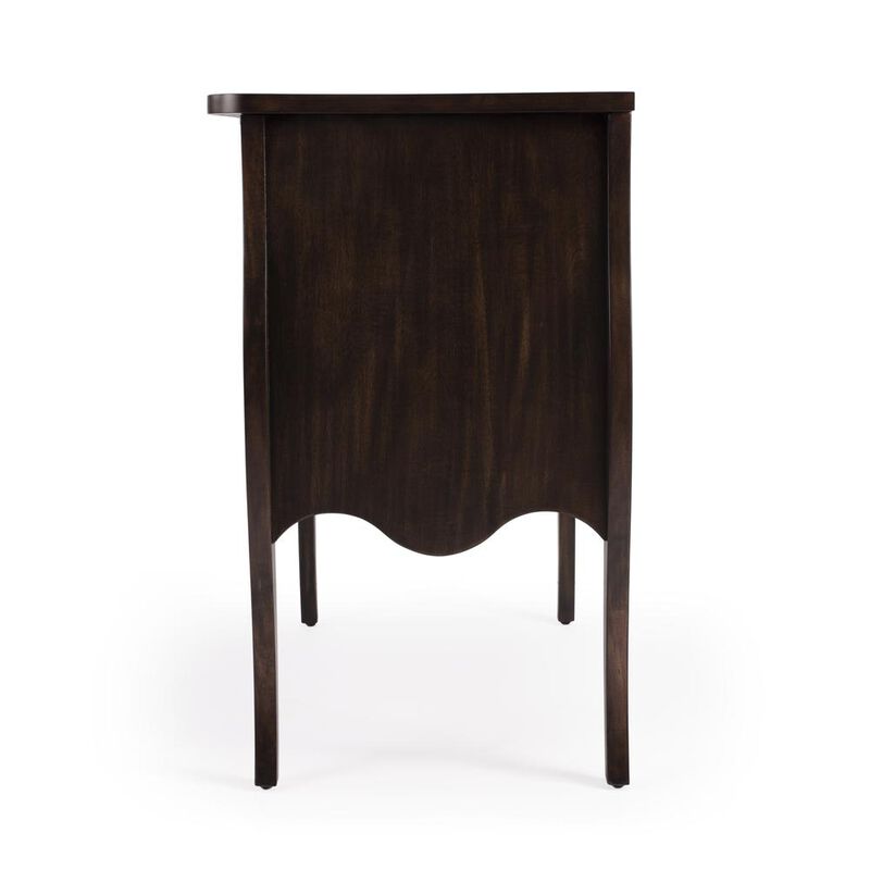 Butler Specialty Rochelle Walnut 2 Drawer Chest, Dark Brown