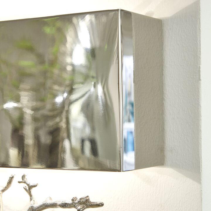 Twig Wall Sconce Hardwire- Silver