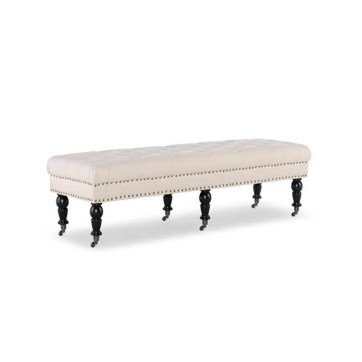 Linon Isabelle Bed Bench 62 Inches