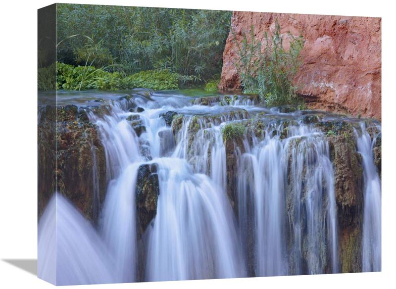 Rock Falls, Havasu Canyon, Grand Canyon National Park, Arizona-Canvas Art-16x13.28