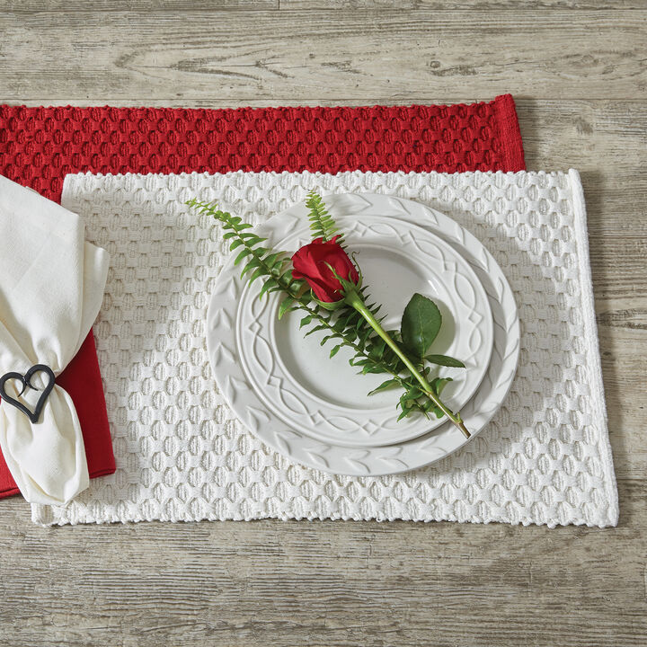 Park Designs Cream Chadwick Placemat Set of 4