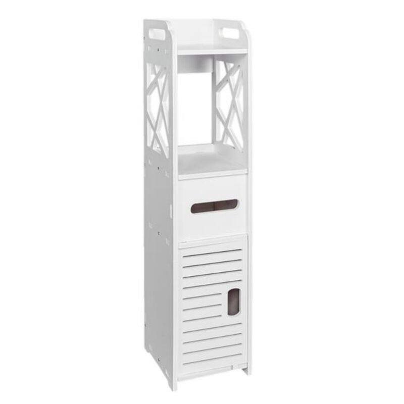 Bathroom Storage Shelf with Waterproof Drawers and Anti-Decay Material