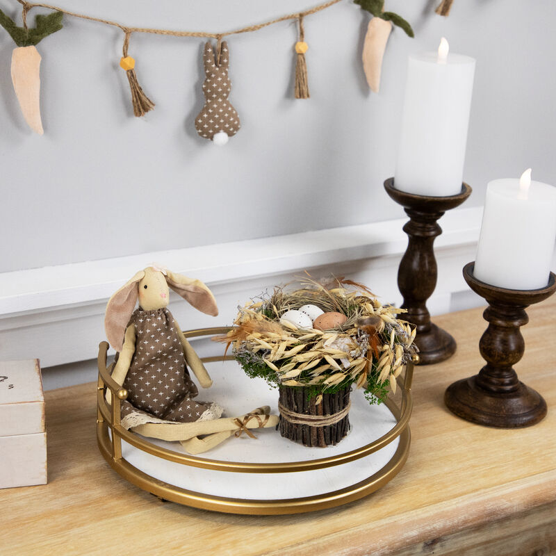Bird's Nest with Eggs Easter Tabletop Decoration - 6.5"