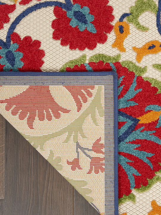 Aloha ALH20 Red/Multicolor 2'3" x 10' Rug
